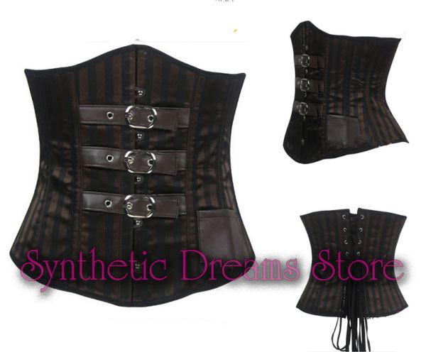 0009 - Corset Underbust Steampunk Rivet