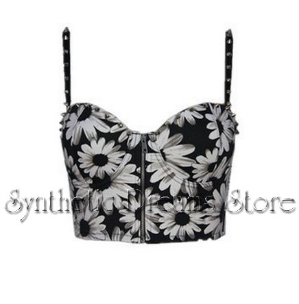 0001 - Corpete com Spikes Floral