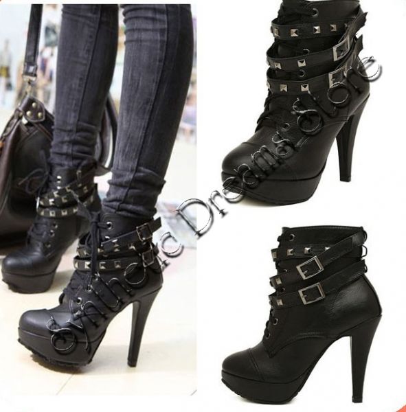 0007 - Bota Motorcycle Rivets