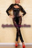 0003 - Catsuit com Renda e Lace up