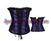 0005 - Corset Renda Roxo