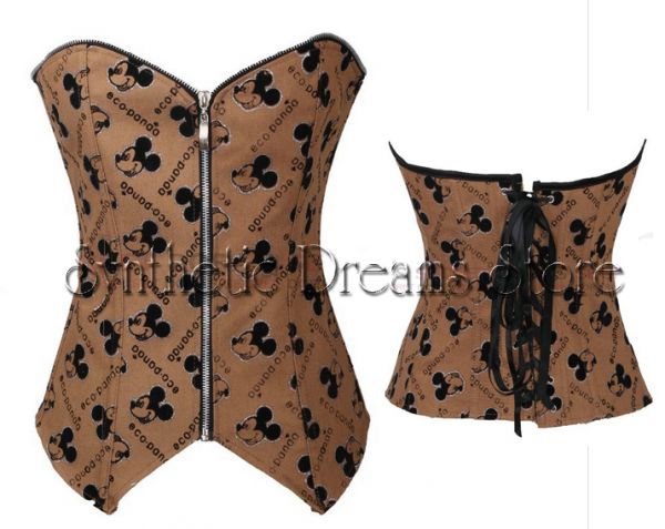0041 - Corset Overbust Mickey Mouse