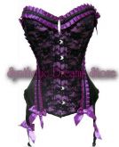 0022 - Corset Overbust Exquisite Valentine Roxo