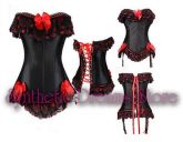 0025 - Corset Overbust Enjoy Red