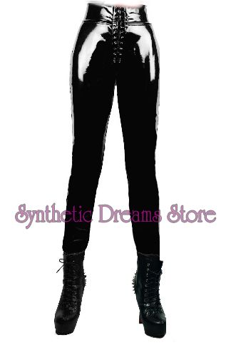 0003 - Calça Vynil com Lace up