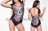 0007 - Body Caveira Mexicana Preto