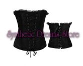 0005 - Corset Renda Preto