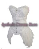 0017 - Corset Vintage Lace Branco