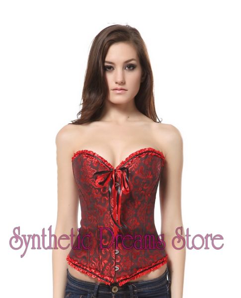 0002 - Overbust Sweetheart Brocado